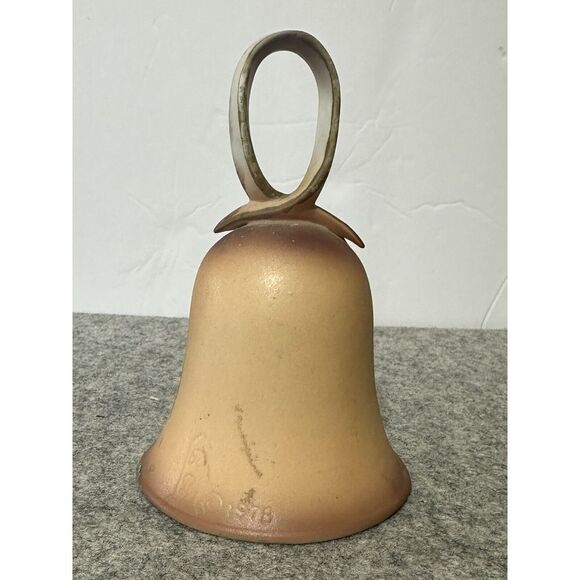 Vintage Bisque Matte Ceramic Christmas Bell C32 Made in Mexico‎ - Picture 2 of 6